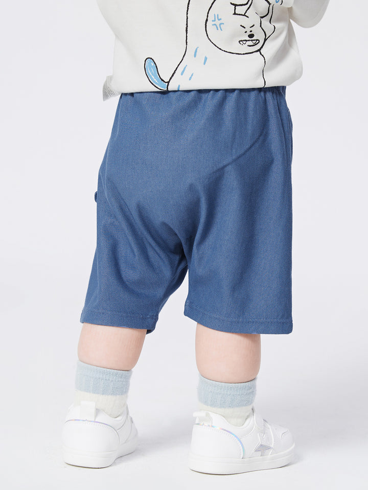 Blue Baby Unisex Knit Shorts