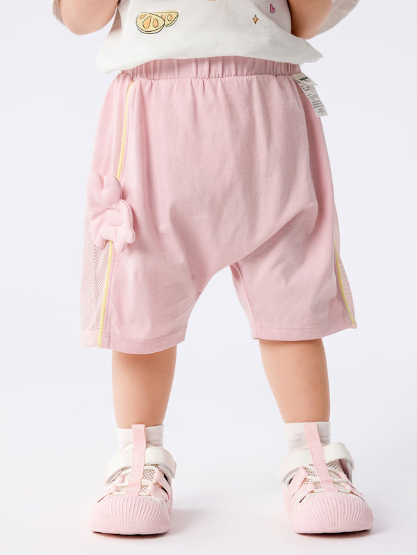 Pink Baby Unisex Knit Shorts