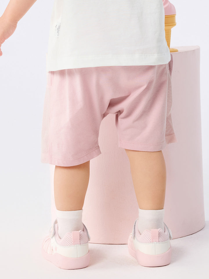 Pink Baby Unisex Knit Shorts