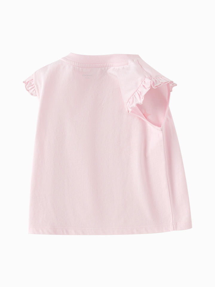 Visions Pink Baby Girl Wide Shoulder Tank