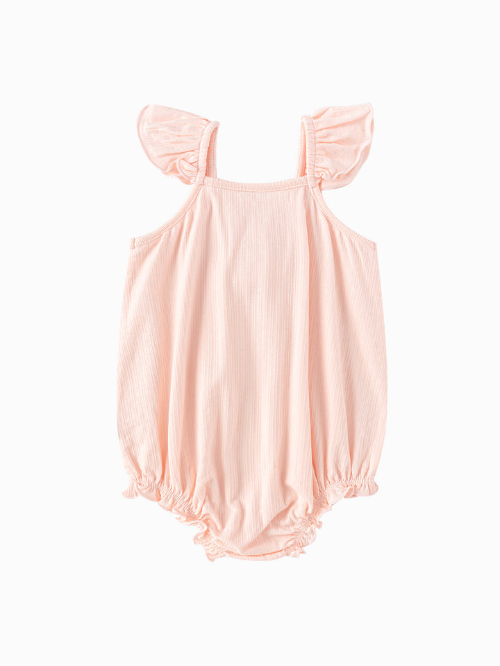 Visions Pink Baby Girl Outdoor Bodysuit