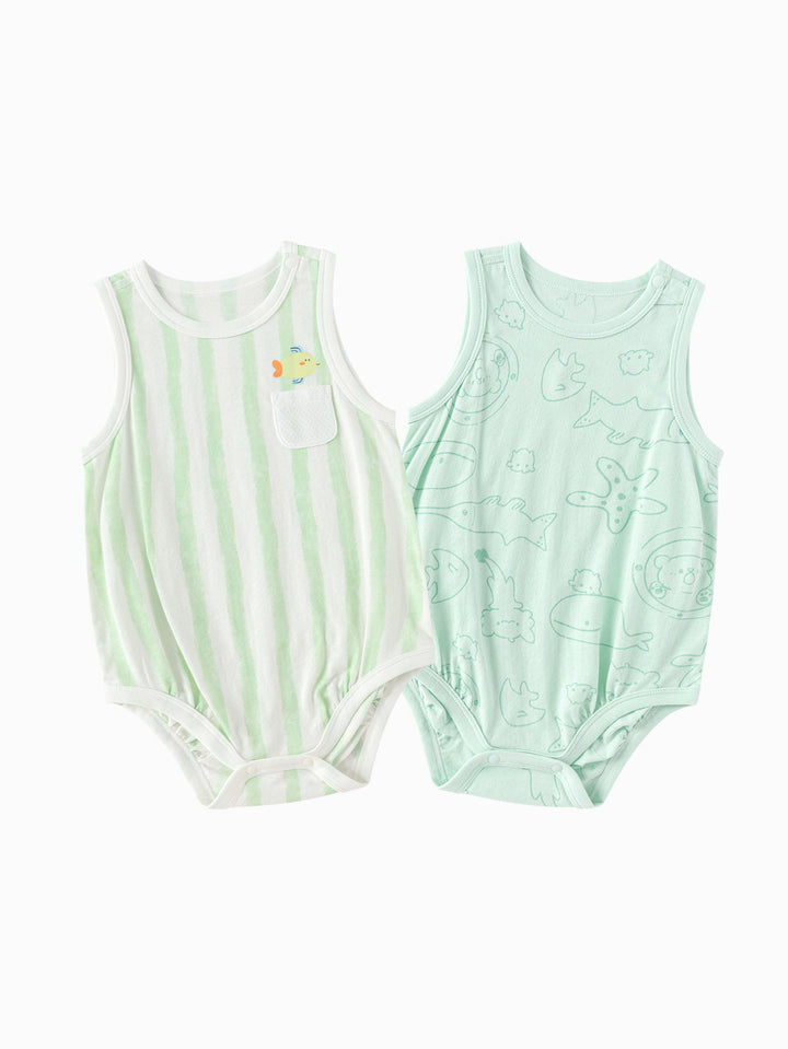 Green Baby Unisex Underwear Bodysuit