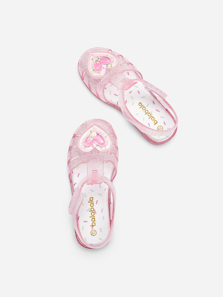 Visions Pink Baby Girl Sandal