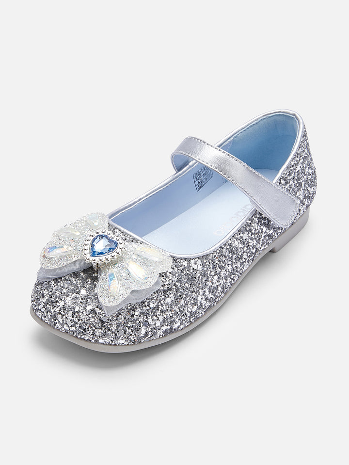 Ash Silver Baby Girl Princess Shoes