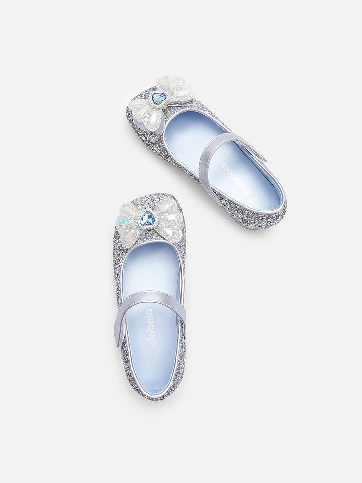 Ash Silver Baby Girl Princess Shoes