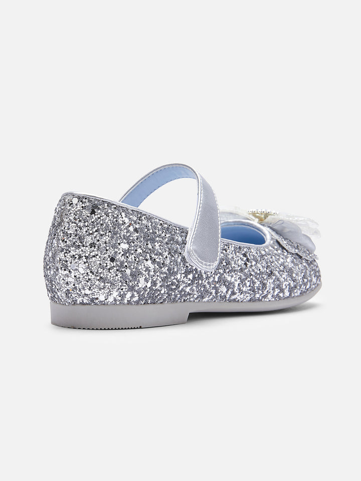 Ash Silver Baby Girl Princess Shoes