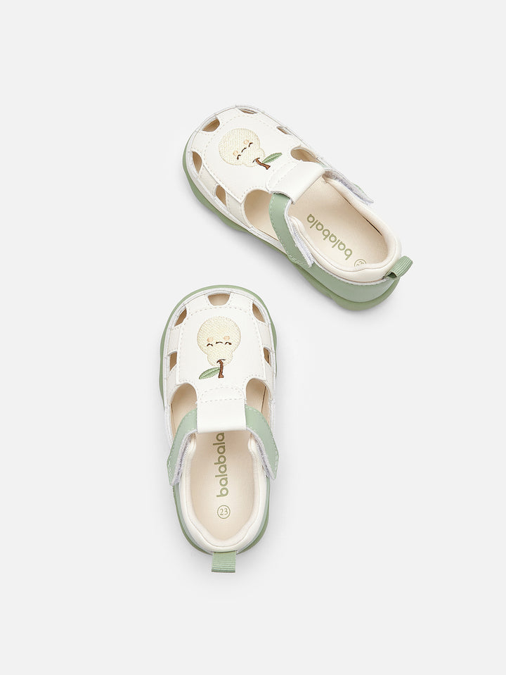 White Green Baby Girl Sandal