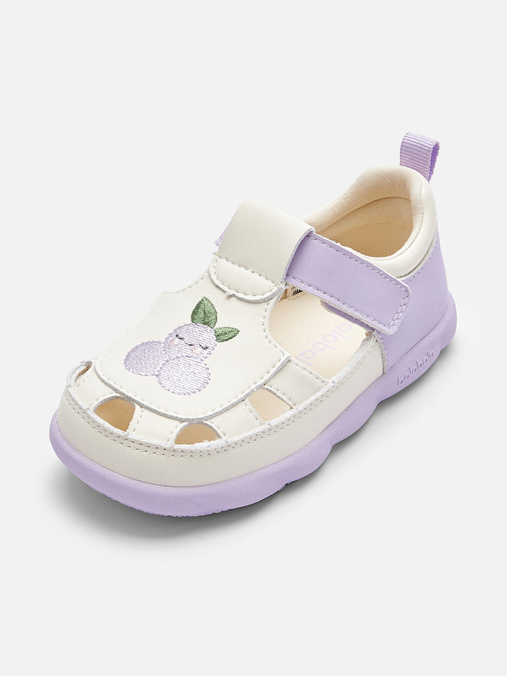 White Purple Baby Girl Sandal