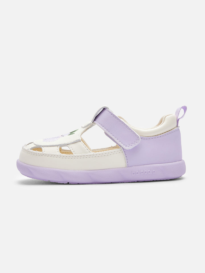 White Purple Baby Girl Sandal