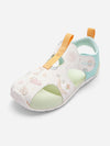 White Green Baby Girl Sports Sandals