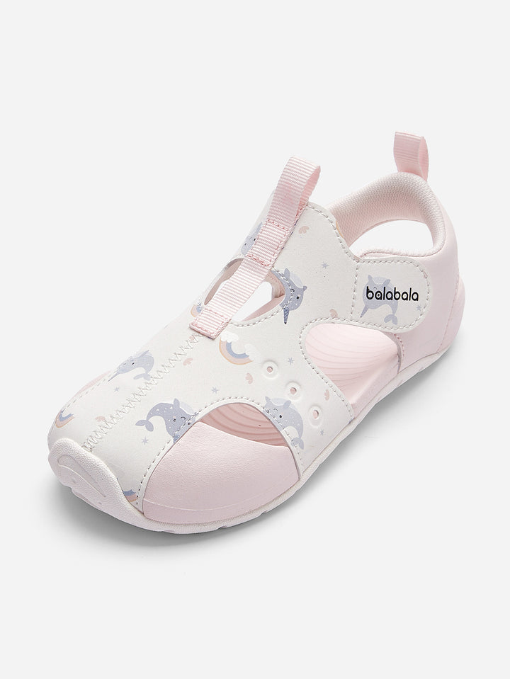 Visions Pink Baby Girl Sports Sandals