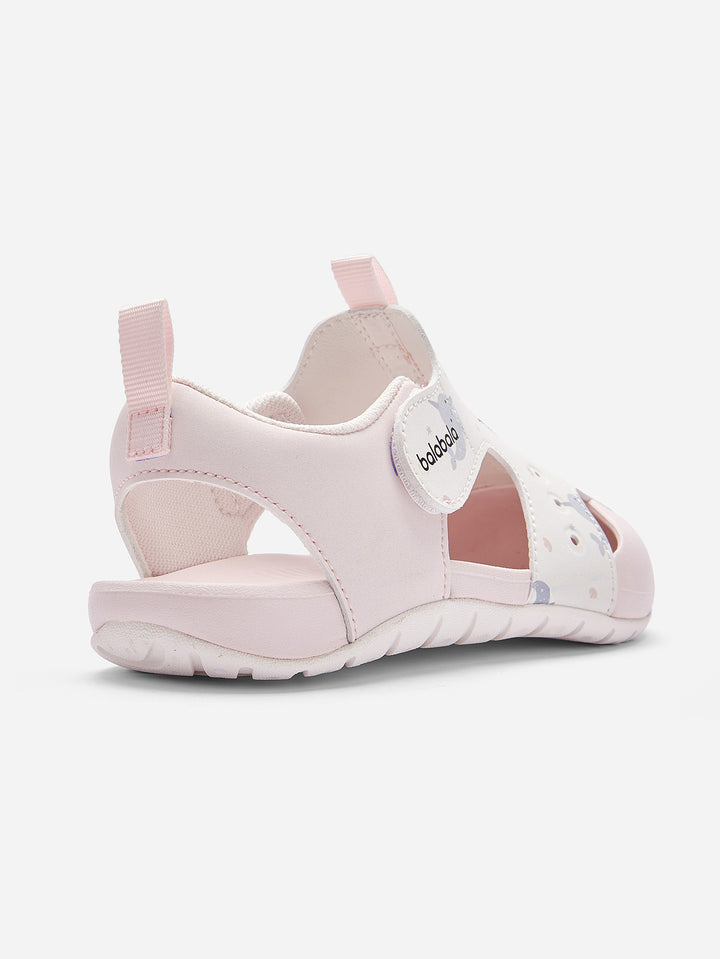 Visions Pink Baby Girl Sports Sandals