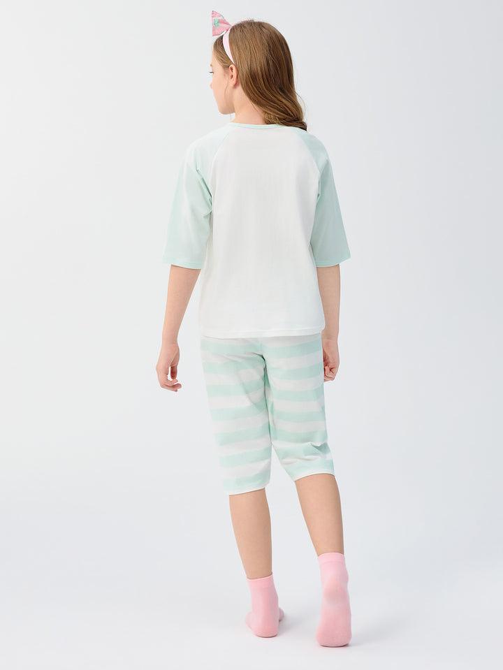 Green Kids Unisex Home-Wear Suit