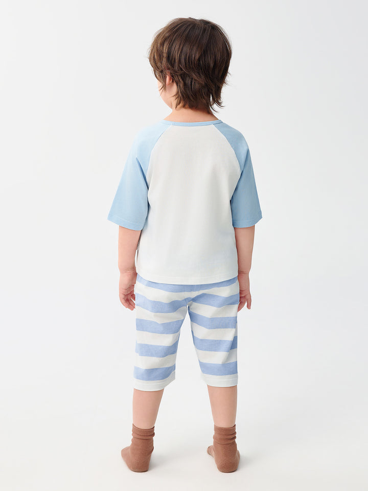 Blue Kids Unisex Home-Wear Suit