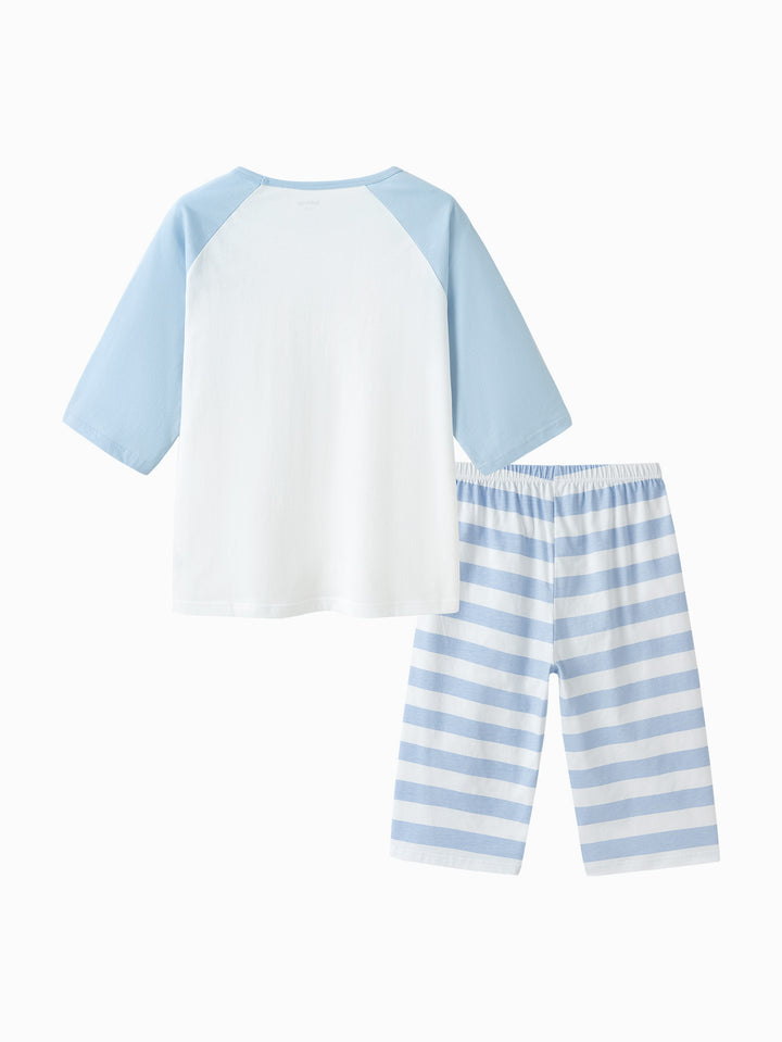 Blue Kids Unisex Home-Wear Suit