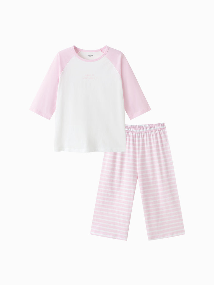 Pink Kids Unisex Home-Wear Suit