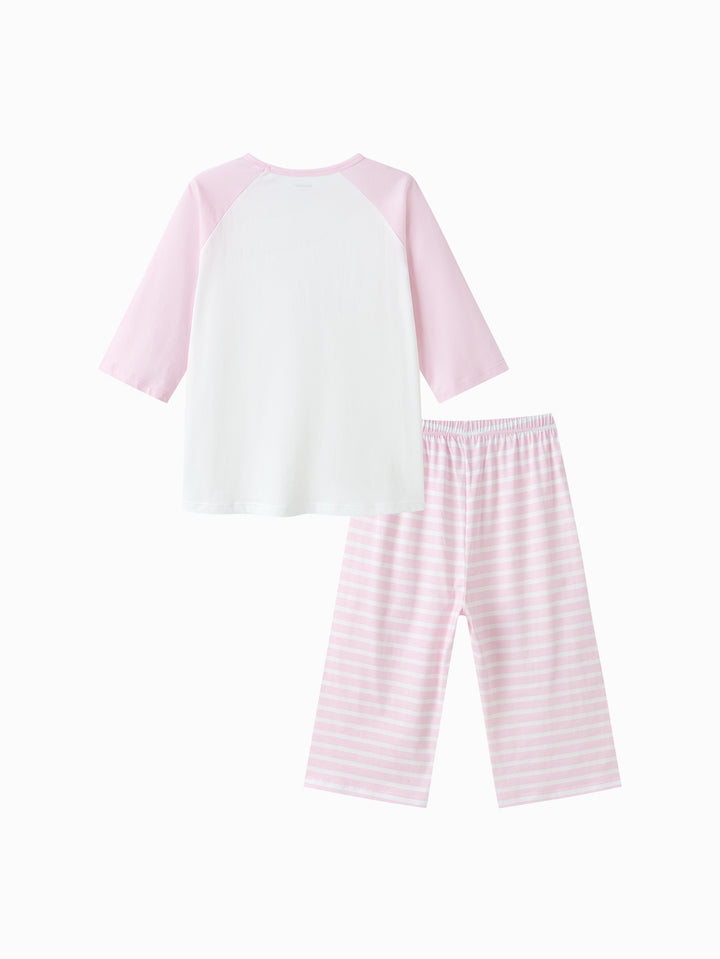 Pink Kids Unisex Home-Wear Suit