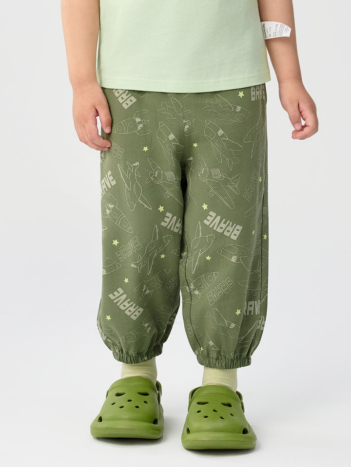 Green Toddler Unisex Home Trousers