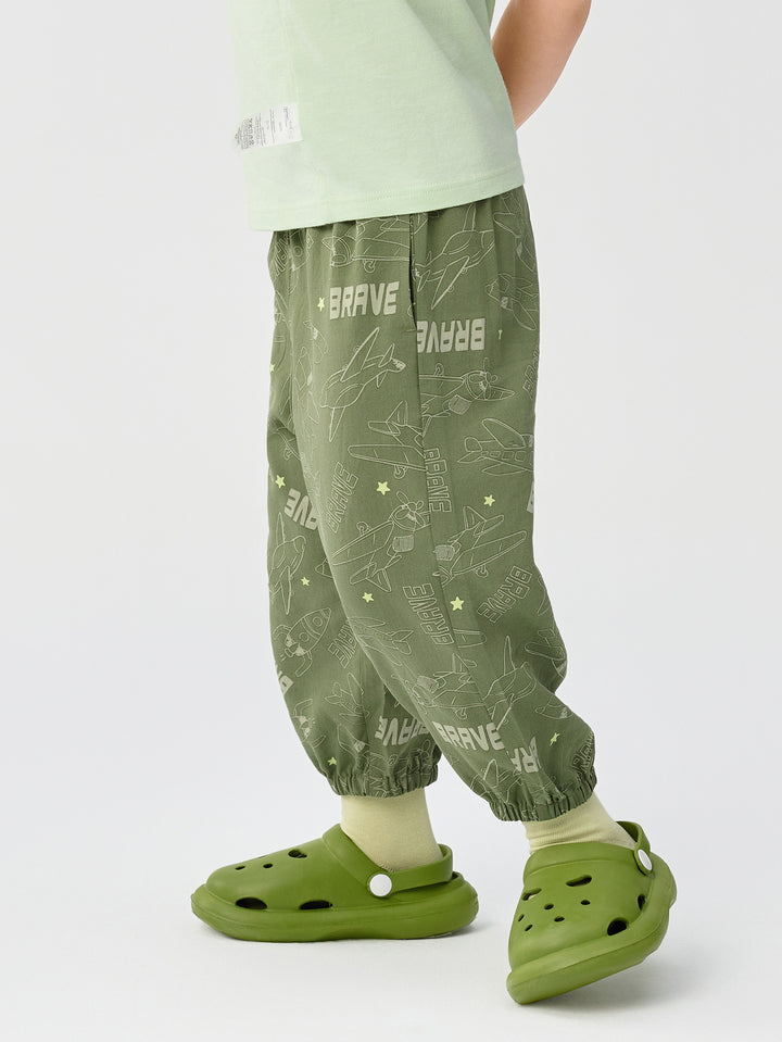 Green Toddler Unisex Home Trousers