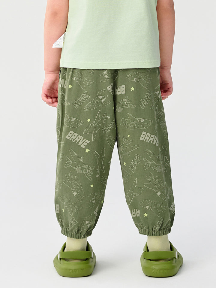 Green Toddler Unisex Home Trousers