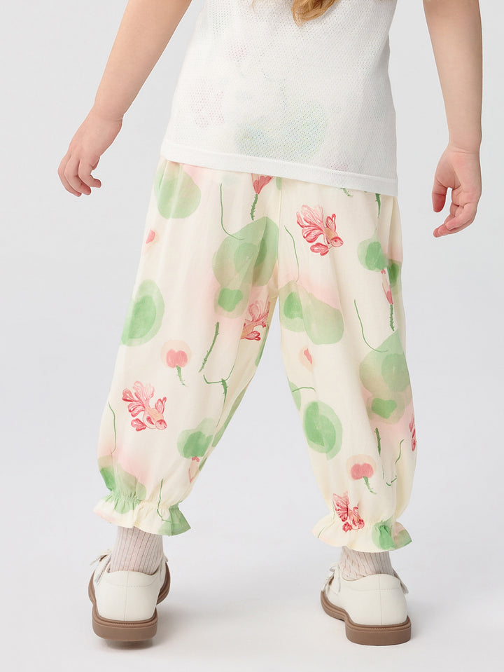 Red Green Toddler Unisex Home Trousers