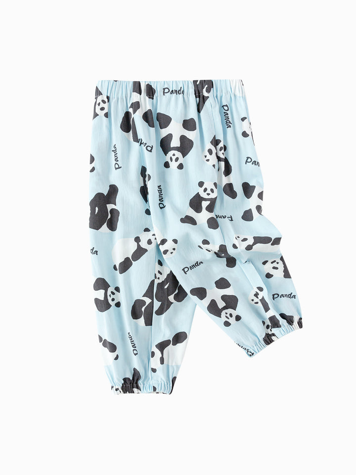 Blue White Toddler Unisex Home Trousers