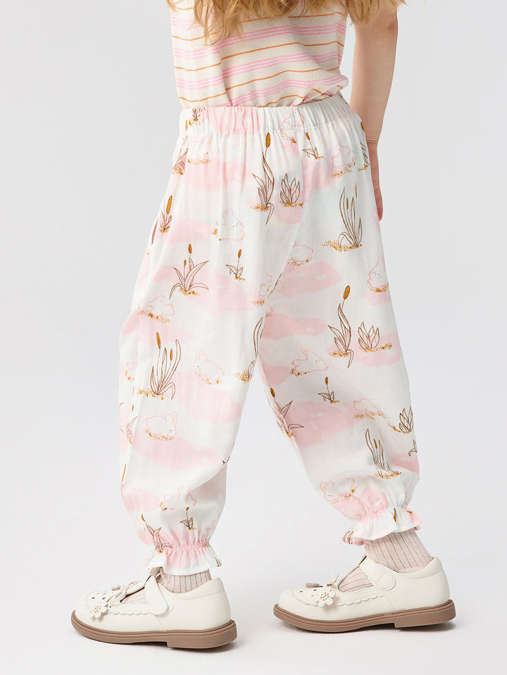 Pink Toddler Unisex Home Trousers