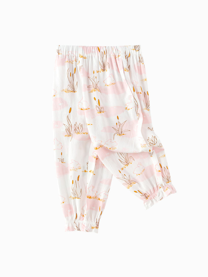 Pink Toddler Unisex Home Trousers