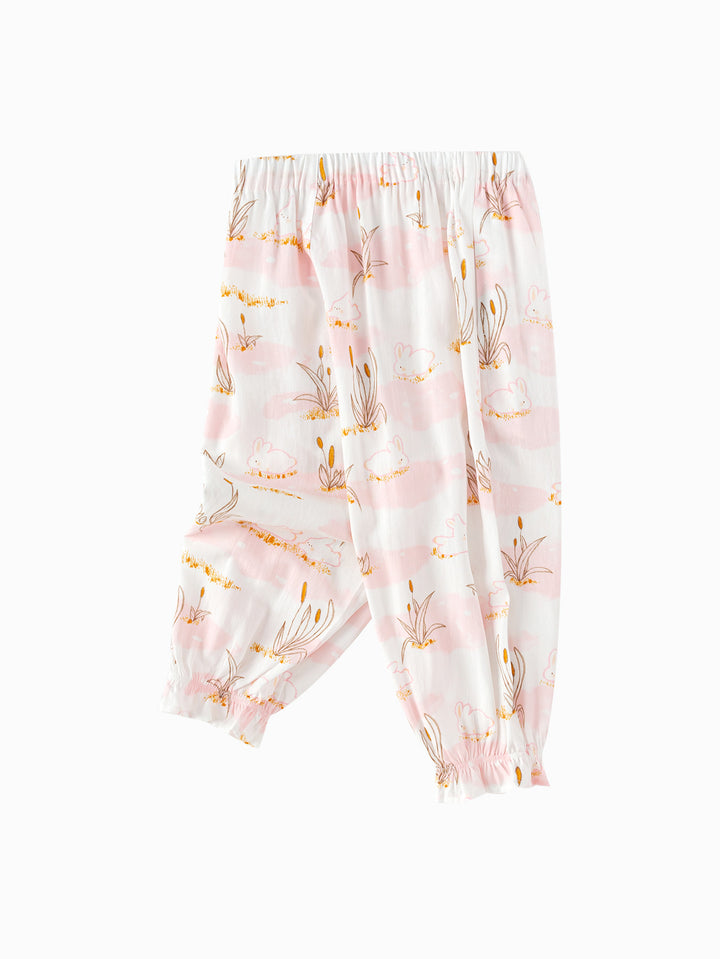 Pink Toddler Unisex Home Trousers