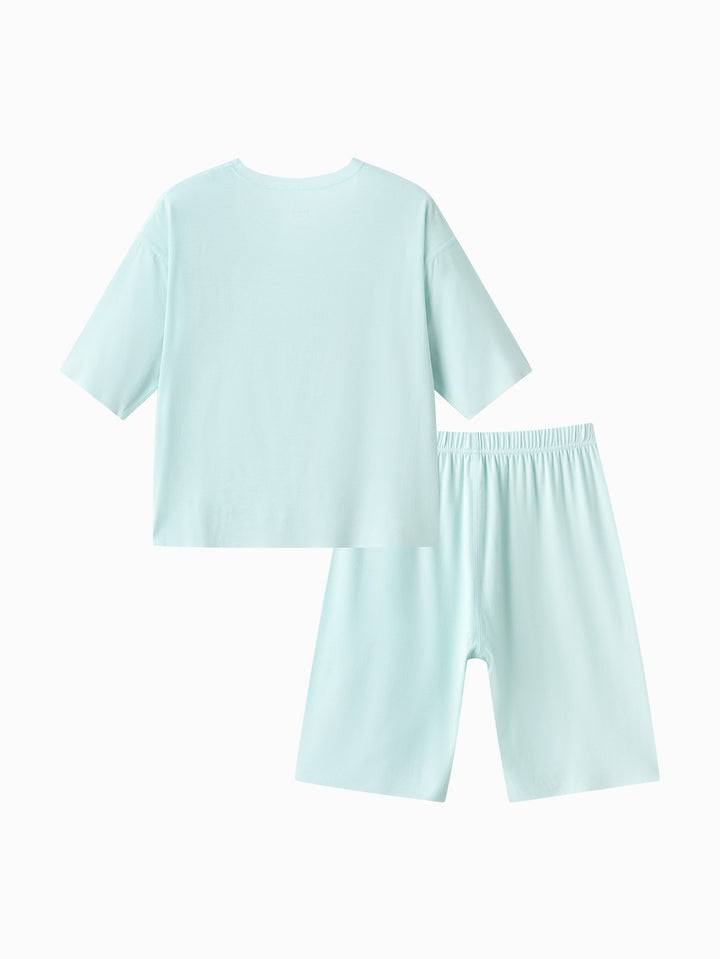 Green Toddler Unisex Home-Wear Suit