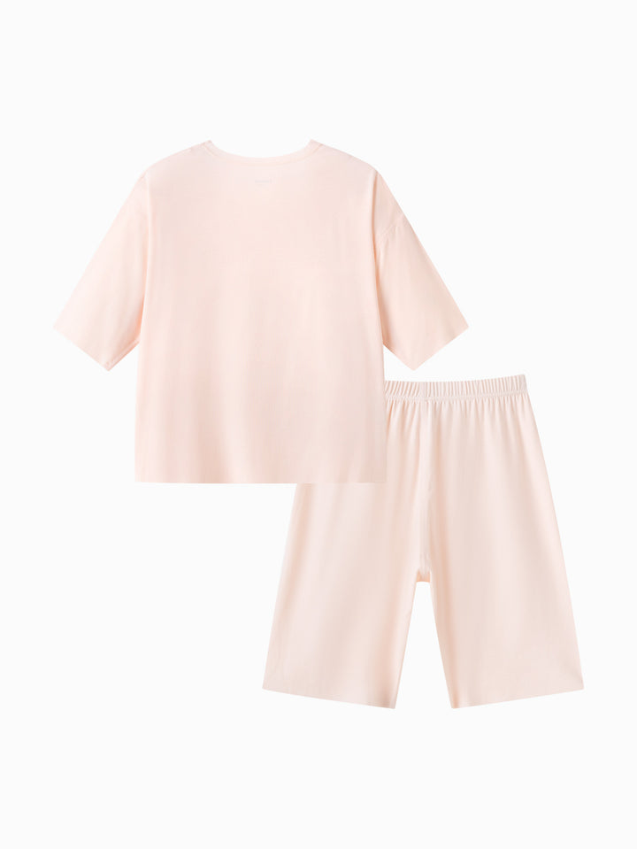 Pink Toddler Unisex Home-Wear Suit