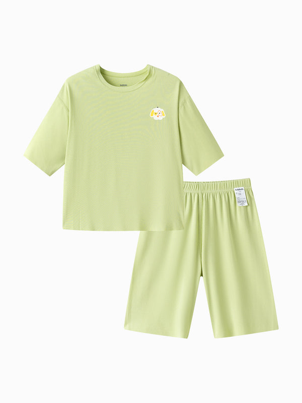 Green Toddler Unisex Home-Wear Suit