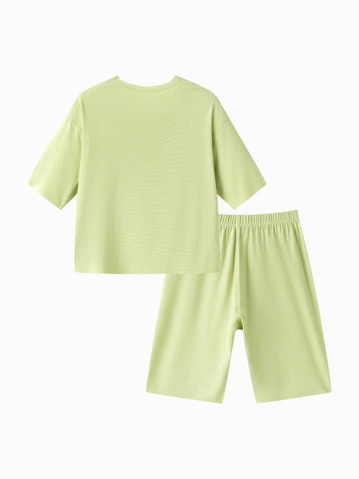 Green Toddler Unisex Home-Wear Suit