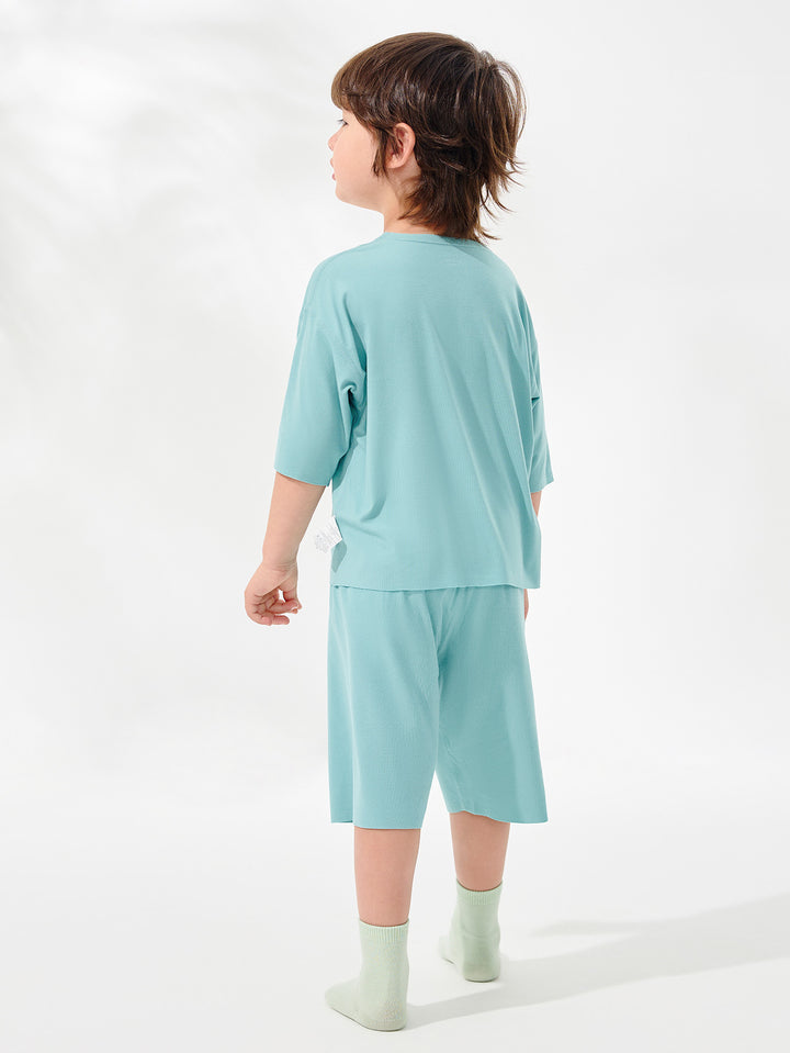 Blue Toddler Unisex Home-Wear Suit