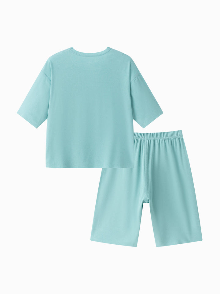 Blue Toddler Unisex Home-Wear Suit