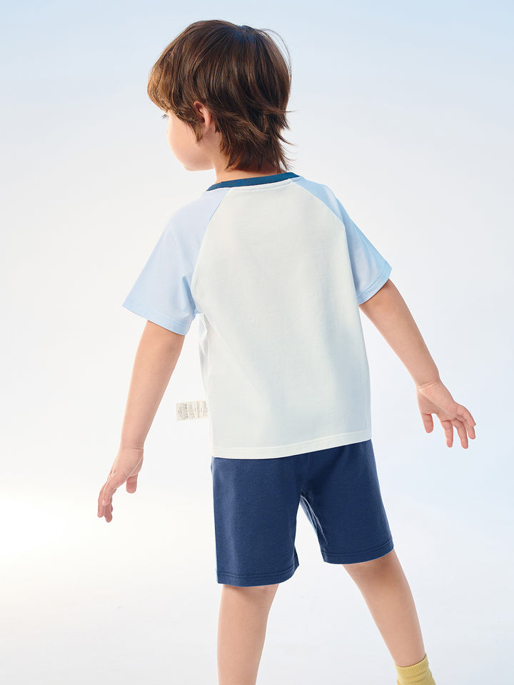 Blue Kids Unisex Home-Wear Suit