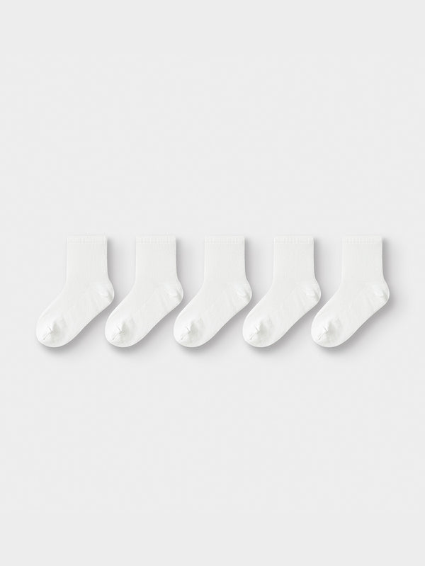 White Kids Unisex Socks