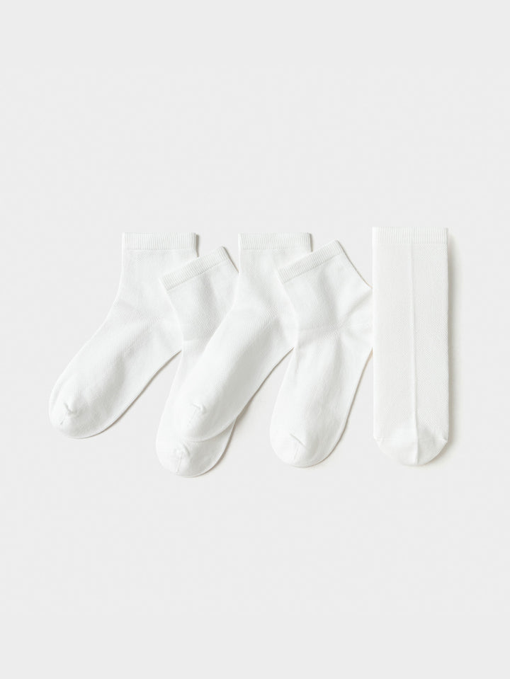 White Kids Unisex Socks