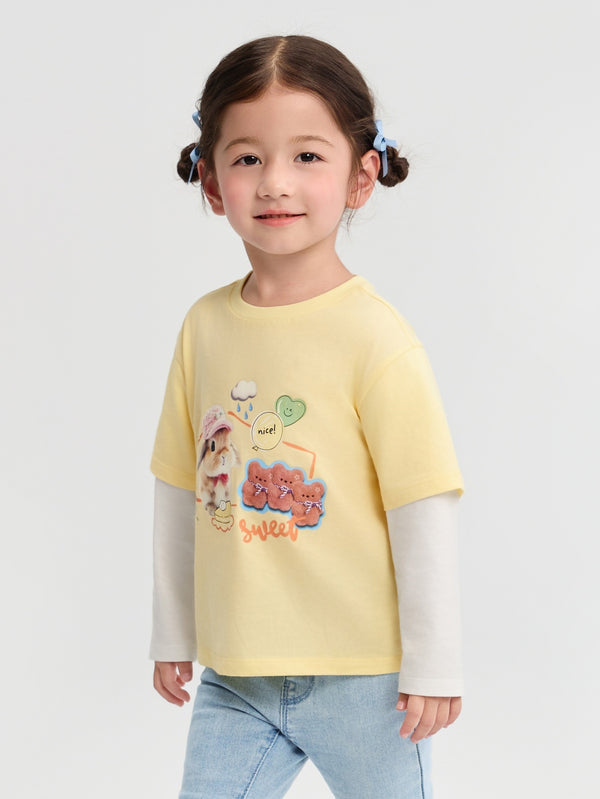 Balabala Girl Toddler Long Sleeve T-Shirt