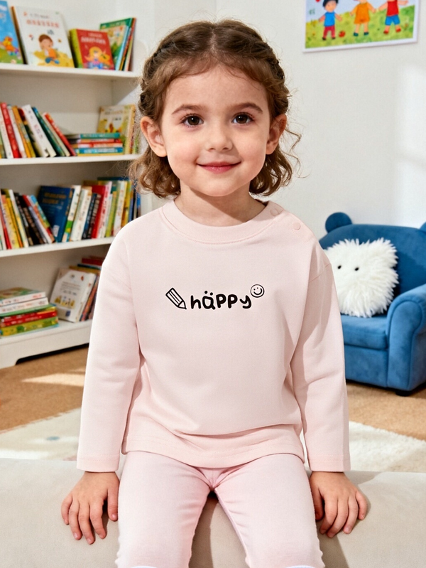 Balabala Unisex Trẻ mới biết đi vòng tay dài tay