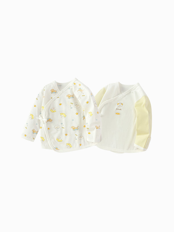 White Coffee balabala Unisex Baby Side-Snap Top 209325131201