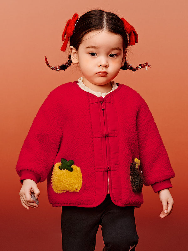 Chinese red infant unisex Casual Jacket