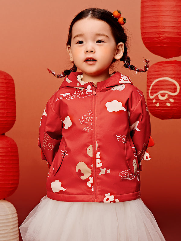 Red infant unisex Casual Jacket