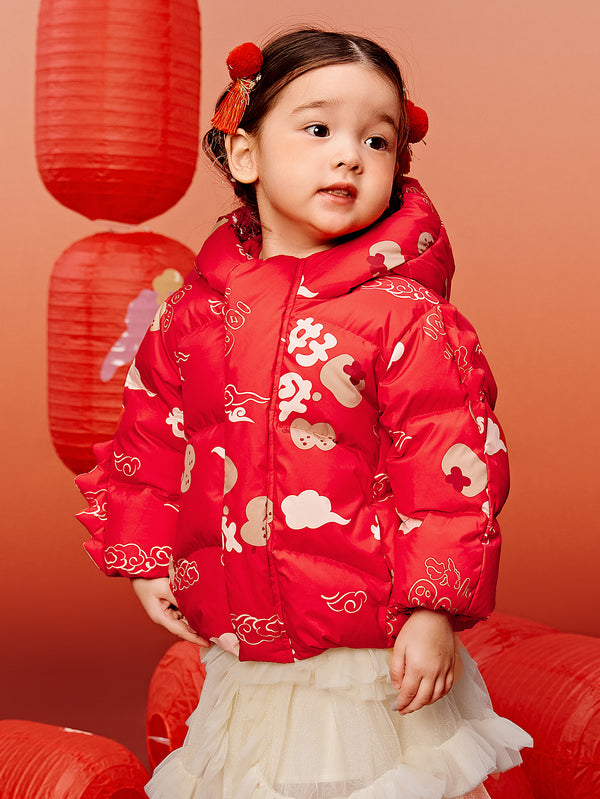 Red infant unisex Downcoats