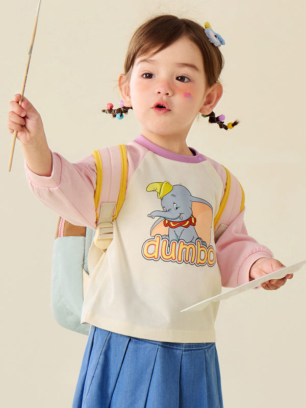 [ IP-Disney ] Minibala Baby Dumbo Long Sleeve T-Shirt