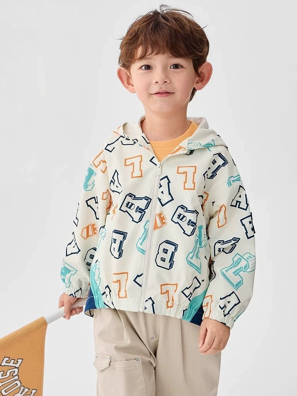 Manteau softshell pour enfants Balabala pour garçons 2025 printemps nouveau style haut à capuche