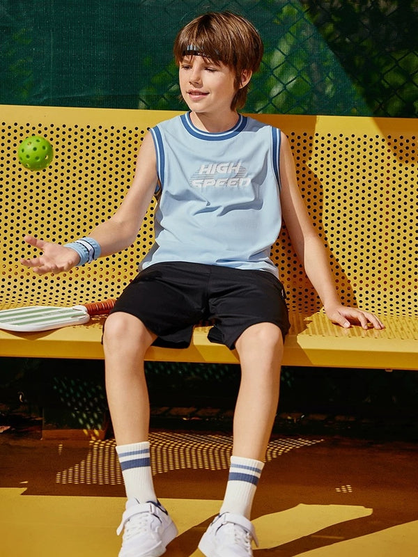 Kids Boy Knit Short Sleeve Suit