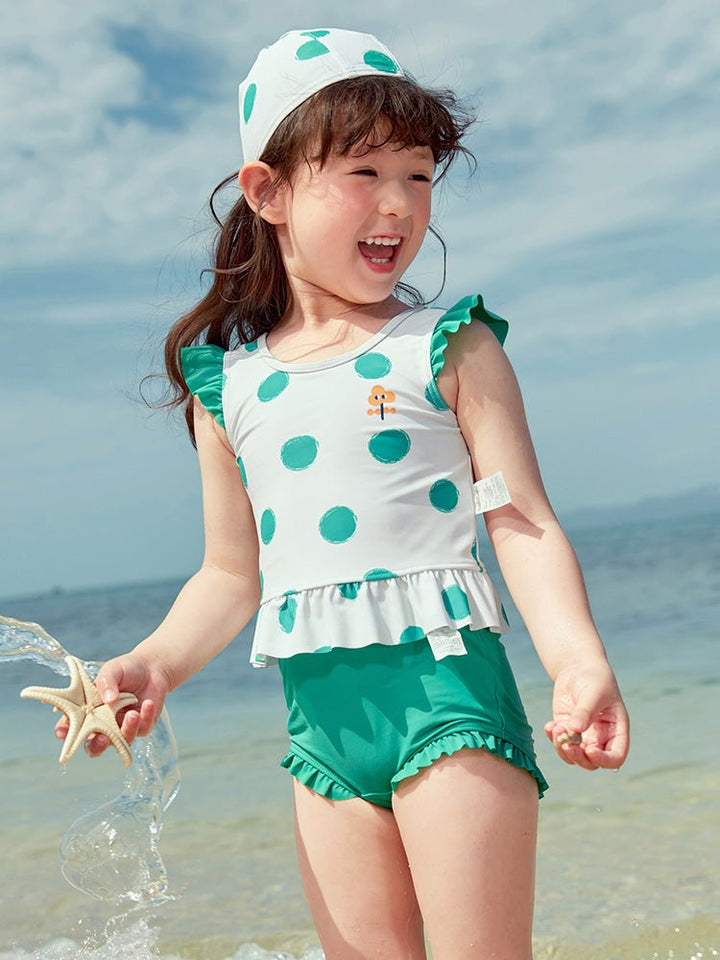 balabala floral print swimsuit for girls 2-8 years old - balabala