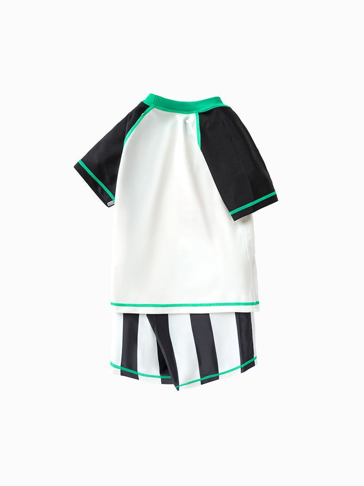 balabala striped contrasting swimsuit for boys 2-8 years old - balabala