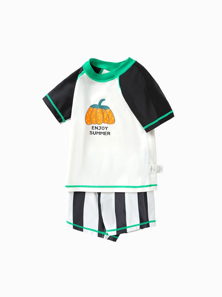 balabala striped contrasting swimsuit for boys 2-8 years old - balabala